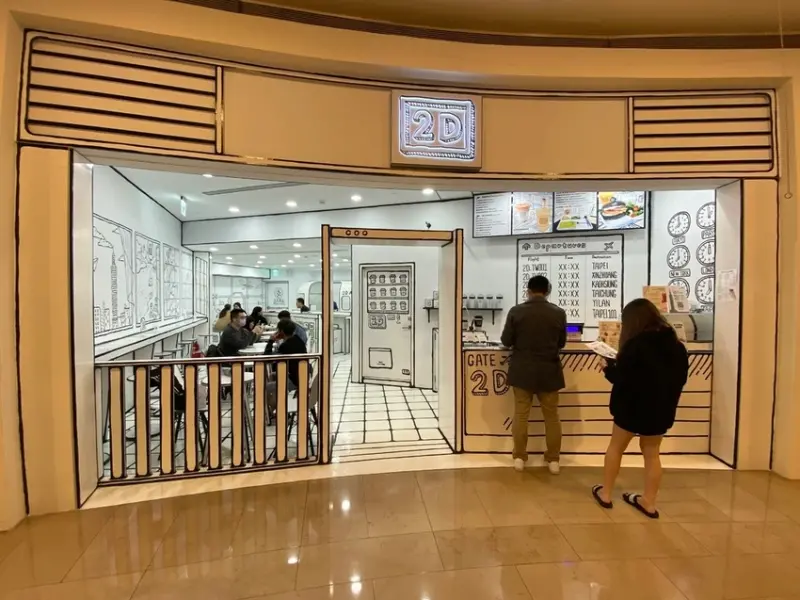 【台北信義區-2D Cafe Taipei101】2D漫畫風的台北101飛機咖啡廳