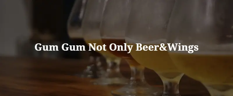 Gum Gum Not Only Beer&Wings 雞翅啤酒吧內科店 │ 內湖不限時餐酒館│西湖捷運站