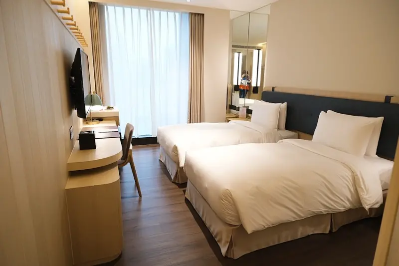 【新北板橋住宿】傑仕堡商旅板橋館，免費湯屋可泡湯，房間乾淨舒適!(近捷運板橋站;附免費早餐)