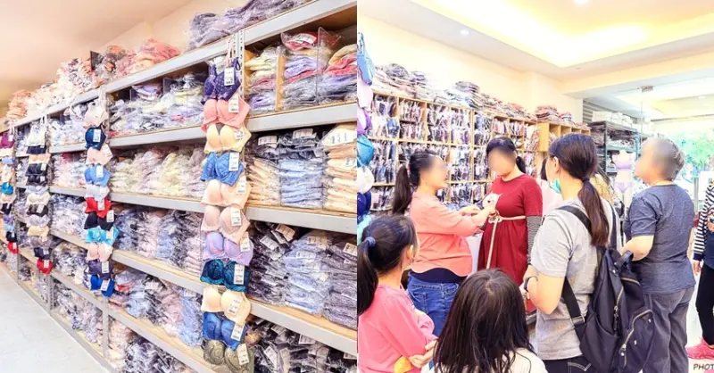 台中內衣都來這裡挖寶！平價MIT內衣超過百種尺寸通通有，從阿嬤、媽媽到女兒都來買～