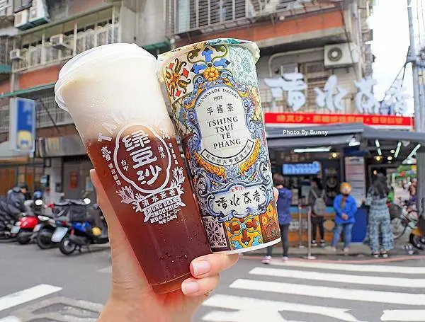 【台北手搖飲】清水茶香 / 老字號古早味綠豆沙飲品專賣店 / 新品上市 日日是好日 天天喝好茶 / 永吉店