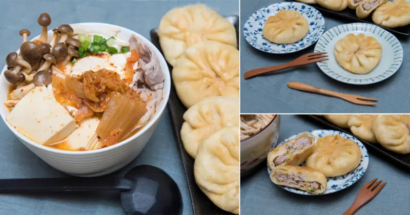 【臺南美食】臺南美食新組合(豬肉餡餅配泡菜湯底)｜手工製作豬肉餡餅｜店取現點現做｜宅配真空包裝~鮮佃招牌餡餅 - 南人幫