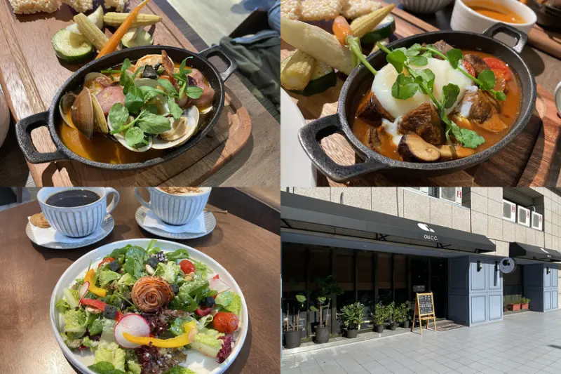 【台北中山區-Ola.C.C. Cafe】行天宮週邊高CP值午餐、精緻走向的餐酒館（寵物友善餐廳）