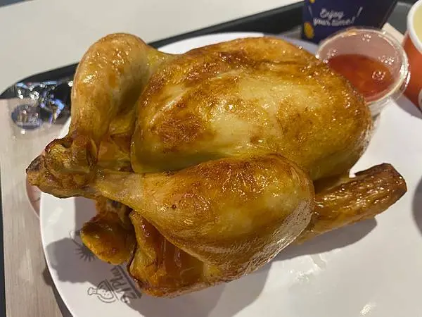 21世紀風味館。香草烤雞  感恩節吃烤雞   家樂福新店店