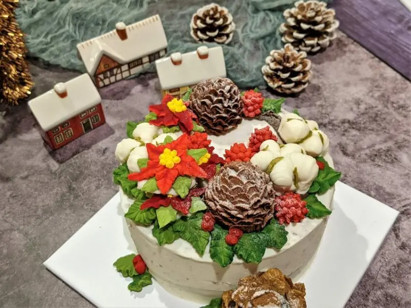 花漾水岸韓式蛋糕｜超美裱花蛋糕自己做！零基礎也能報名裱花蛋糕體驗課程！韓式裱花蛋糕推薦、烘培體驗推薦、裱花課程推薦、裱花體驗推薦