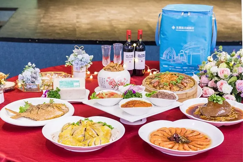 【台北捷運美食】【景美站美食】星靓點花園飯店2021年超值外帶闔家歡樂年菜