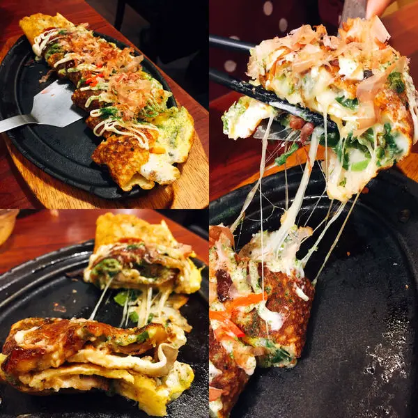 [台北中山美食]初穗日本家庭料理 大阪燒 麻糬起司豚平燒 中山捷運站