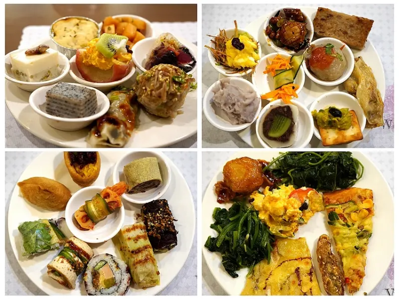 【台中。素食】蓮荷創意蔬素食Buffet餐廳顛覆傳統素食，獨特手工異國蔬素食料理豐富多元。