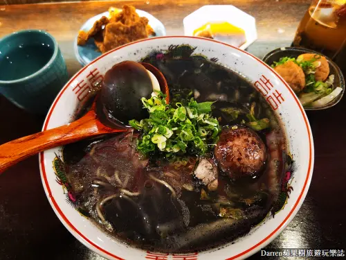 濟善老麵龜山光峰店|黑色拉麵極黑羽2.0/人氣萬華拉麵店進駐桃園龜山