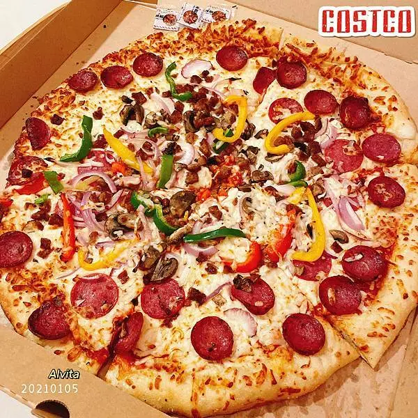 【台北。內湖】↠文文吃吃↠高CP值18吋PIZZA$300料多好划算｜COSTCO(內湖店) 近內湖科學園區