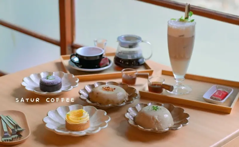 【台南老屋咖啡廳】手沖咖啡配碗粿，衝突的撞擊擦出新火花 ：SATUR薩圖爾精品咖啡 /麻豆咖啡廳