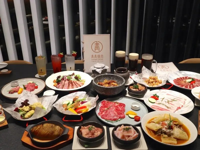 青青燒肉：台南最強精緻燒肉店來啦!嚴選日本A5和牛.M9澳洲黑毛和牛.安格斯牛.伊比利黑豚.神農豚，帶你吃遍國內外優質肉品/熟食餐點也是隱藏版厲害|台南東區燒肉聚餐餐廳推薦 - 進食的巨鼠
