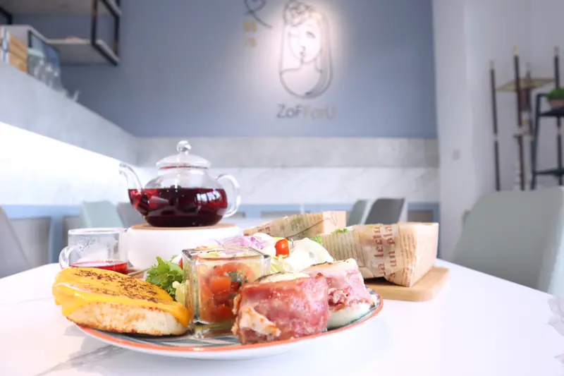 新竹竹北｜給你。早午餐_ZoFForU cafe & brunch｜在小華麗的空間．品嚐高CP值早午餐