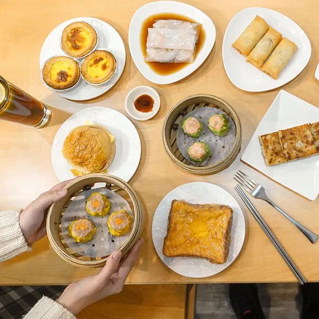 中永和美食。歐飽O.BO港式點心 巷弄內的寵物友善平價港式餐廳