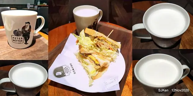 (北捷台北101/世貿站周邊美食)「彼得好咖啡世貿店」--- 美味「菇菇起士歐姆蕾食三明治」與香醇「奶蓋美式咖啡」，開啟能量充沛的一天!