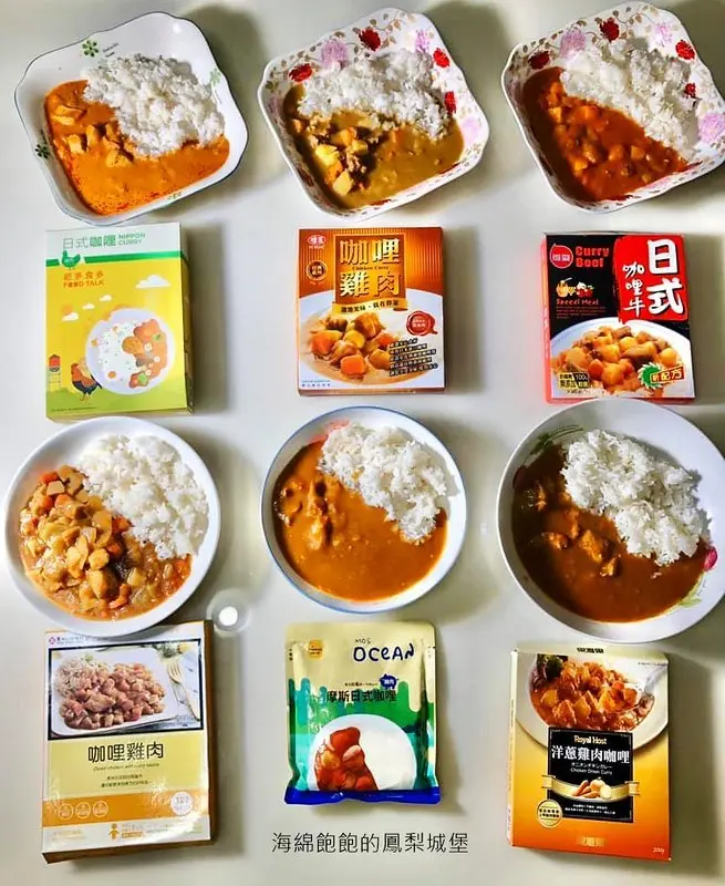 【2020咖哩調理包爭霸戰】味王、聯夏、FOOD TALK福多食多、樂雅樂、MOS摩斯咖哩、馬偕醫院