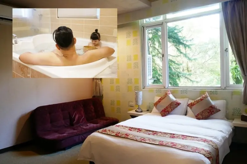 【住宿分享】新北市烏來兩天一夜旅行,住宿推薦,驛站溫泉會館,近烏來老街