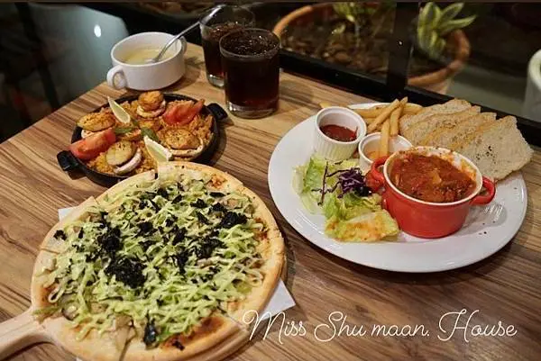 蔬漫小姐Miss Shu maan. House - 超擬真魷魚西班牙燉飯，酸甜開胃普羅旺斯燉野蔬，台北信義素食義式料理推薦