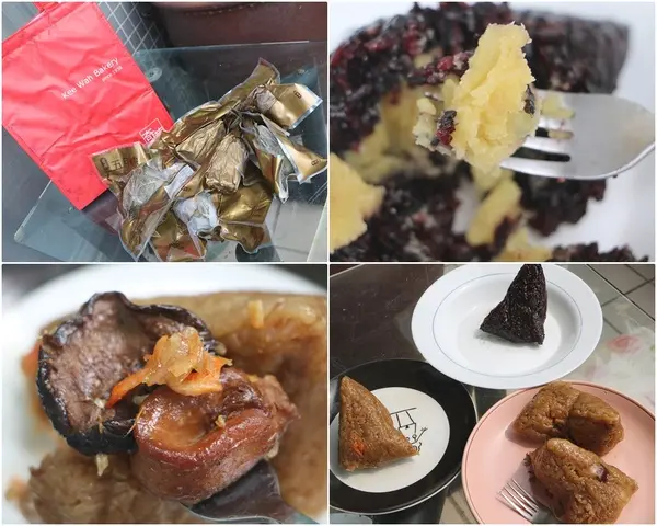 宅配 粽子禮盒。奇華餅家  端午粽，干貝五花腩粽、鮑魚櫻花蝦粽、紫米豆沙粽、料多實在好滿足