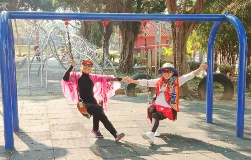 桃園景點.虎頭山下的[忠義公園]運動休閒的好去處