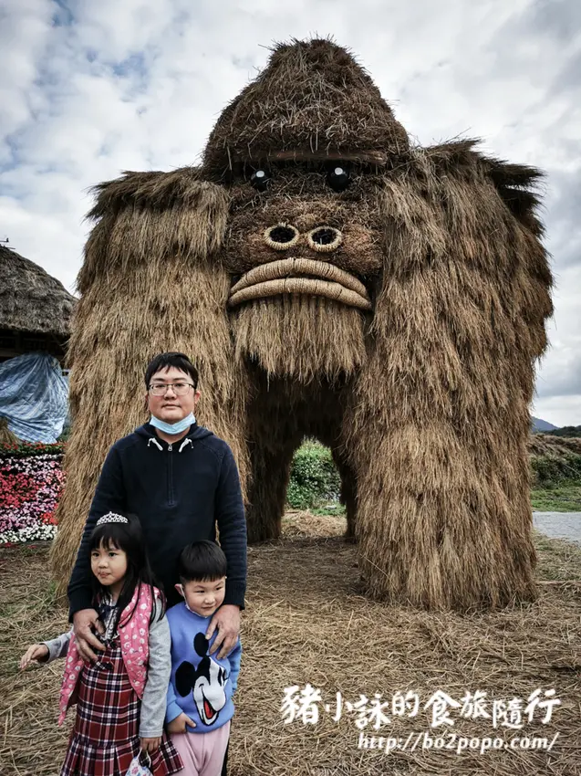花蓮。富里》2021花蓮富里稻草藝術季，大型稻草動物可愛又好拍 - 豬小詠的食旅隨行