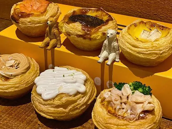 『台中老虎城|DAN DAN 蛋蛋』老虎城3樓的蛋塔專賣店 滿滿12種口味的葡式蛋塔任你選