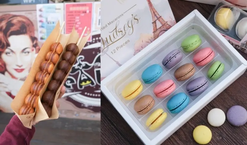 筑可串串燒蛋糕 / 馬卡龍，大林下午茶，只賣平日傍晚時分，限時是殘酷的!