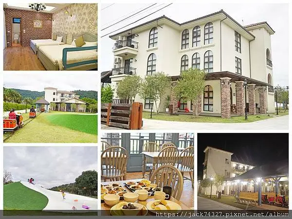 {宜蘭住宿}宜蘭梅花湖畔2020全新開幕超適合親子旅遊的「瑞卡斯鄉村民宿」，可以無限次搭乘小火車＋小山坡滑草  ，隔天還可以騎腳踏車環湖體驗湖畔風光