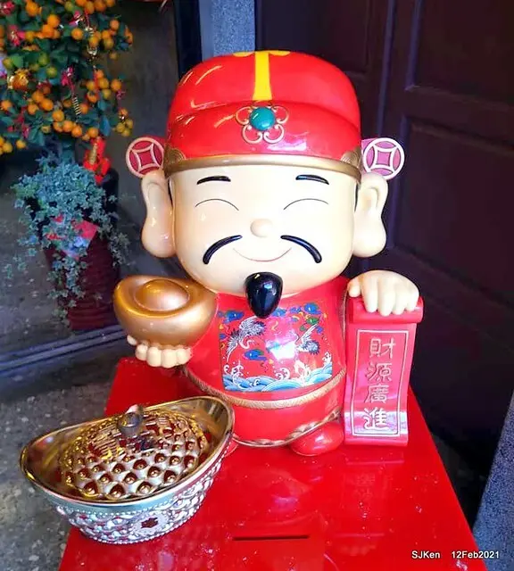 (桃園和平老街走春)「大溪福仁宮」--- 牛年正月初一迎新喜，香火鼎盛祈安康! 