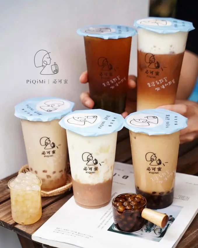 藝人簡沛恩創立的手搖飲料店「必可蜜PiQiMi」插旗苗栗頭份啦！推薦三款特色珍珠、二奶無雙系列！(必可蜜PiQiMi-苗栗頭份店)- 阿華田的美食日記