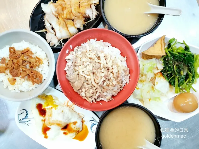 台中美食 │ 圓飪嘉義米糕火雞肉飯 工學路平價美食推薦 用餐時間人潮不間斷的傳統小吃