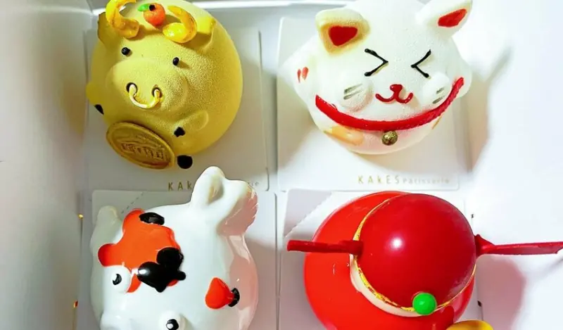 過年送禮來個造型可愛又有喜氣的甜點，香港夫妻開的甜點工作室，造型可愛又美味