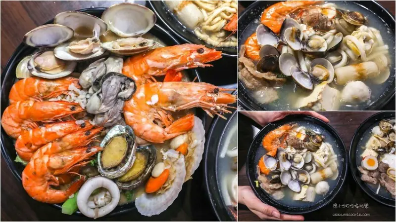 新開幕！宵夜凌晨時段還能吃到，料滿滿超有誠意的鍋燒麵，最便宜一碗90元～三重深夜食堂啊母啊姆鍋燒麵