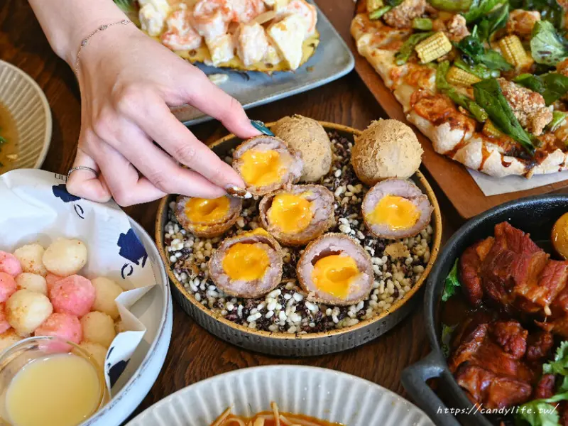 hechino做茶菜│台中聚餐推薦！結合西式的創意台菜，營業至凌晨十二點，環境超美！