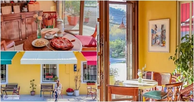 桃園大溪美食-Abbraccio 抱抱義大利-免飛歐洲超浪漫唯美的義大利鄉村風格餐廳/披薩 義大利麵 甜點/鄰近慈湖陵寢/寵物友善餐廳