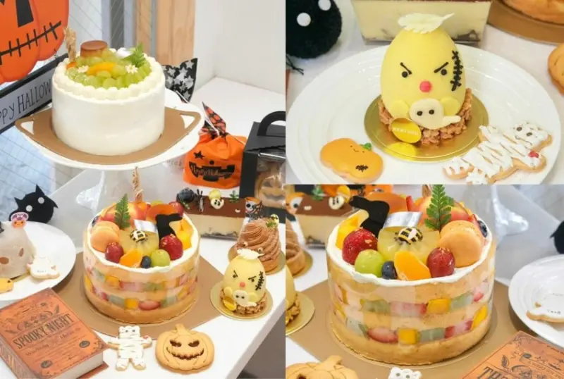 Kenfood 啃食物｜台中西區生日蛋糕甜點推薦，還有萬聖節限定可愛鬼系列登場! - 肉依小姐吃什麼