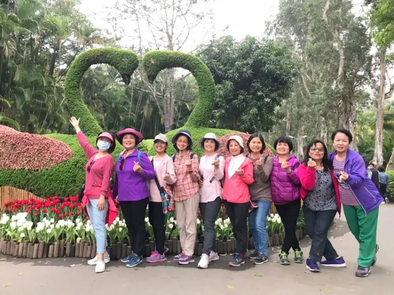中壢社大週四趴趴走.2021首站士林官邸-鬱金香展(荷你相遇)