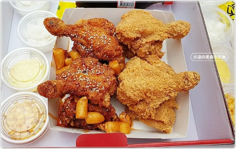 Nene Chicken║道地人氣韓式炸雞，極推辣炒年糕風味炸雞，一口辣年糕一口炸雞超過癮！(一中美食)