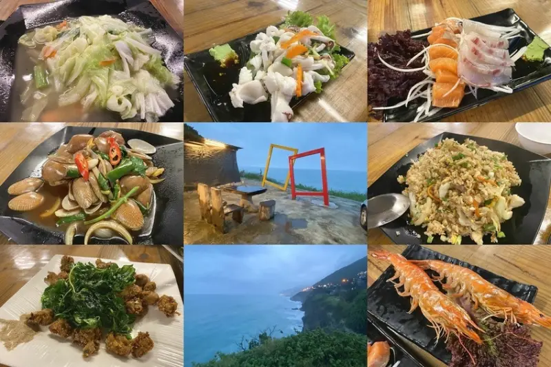 【花蓮壽豐鄉-Umi屋銤海鮮】海景旁的海鮮餐廳、吃飯、看海、聽浪濤聲、看夕陽。