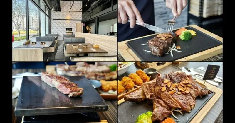 台南牛排｜21oz牛排真面目出場｜原。炭燒牛排餐廳新開幕｜CP值超高牛排館