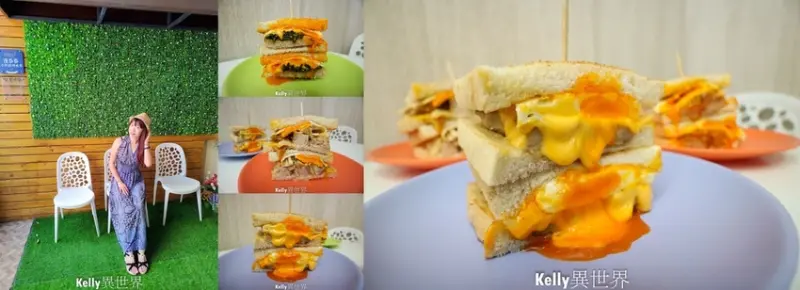 |花蓮美食 慢吞吞手作碳烤吐司 激推剝皮辣椒起司肉蛋 爆漿起司超邪惡 排隊必吃美食|