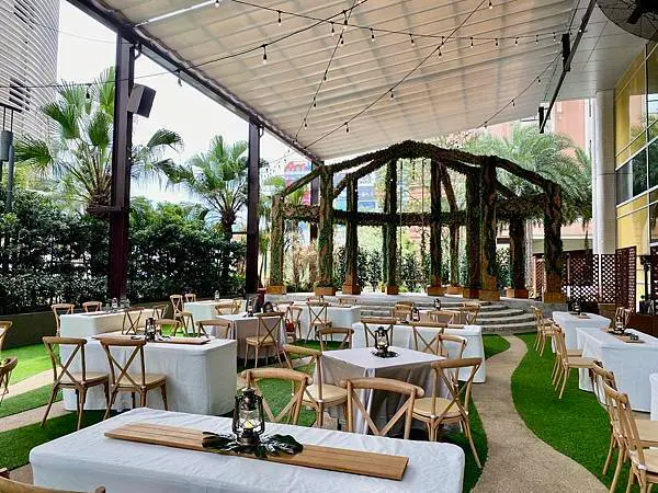 [台北美食] 大直典華「Denwell Cana 森林系輕餐廳」超浪漫網美打卡必拍 戶外空間秘境造景 大直餐廳劍南路美食 @蛋寶趴趴go