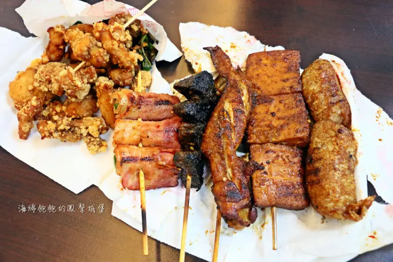 宜蘭冬山宵夜美食「船歌碳烤鹽酥雞」串燒、炸物、烤物、下酒菜、菜單價位