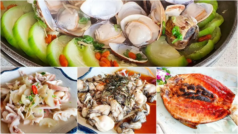 【七股海產】黑琵食堂/七股水產 巨無霸鮮蚵 尚青ㄟ攏滴加