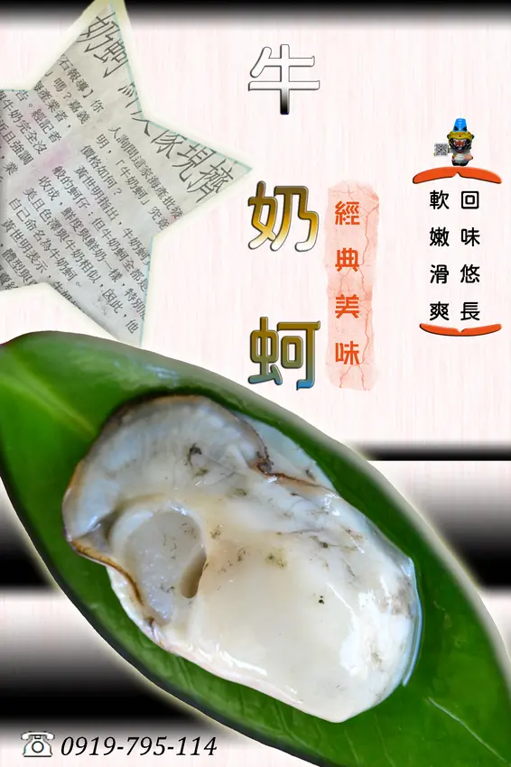 【明明水產】東石牛奶蚵~現剖乾蚵仔-歡迎愛吃蚵仔的饕客