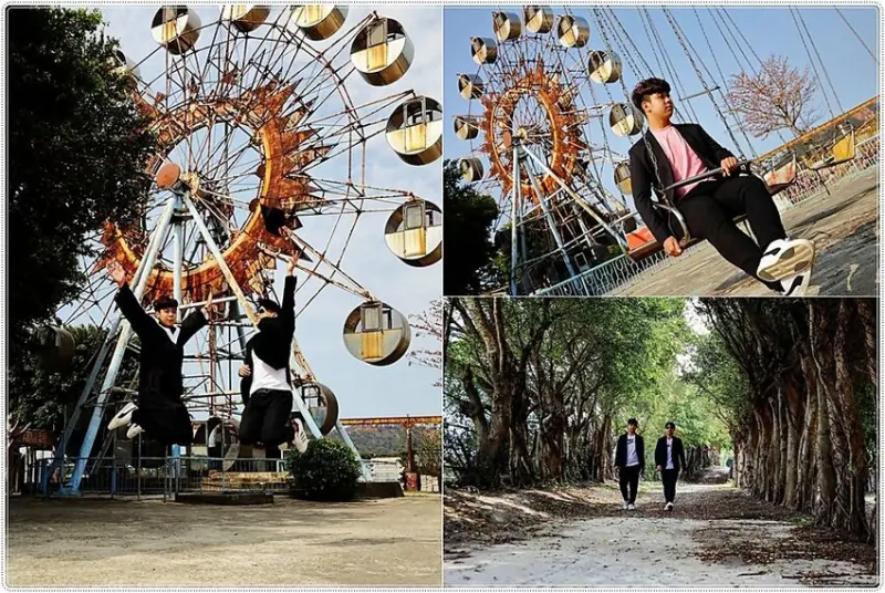 荒廢樂園變身超夯IG打卡網美景點，免濾鏡就能輕鬆拍出廢墟復古風！！(紅衣小女孩電影場景)