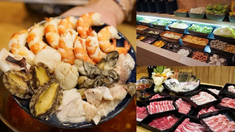 新方案奢華海陸吃到飽！自助區無限吃到飽！最便宜商業午餐才260元，菜盤一樣無限續～