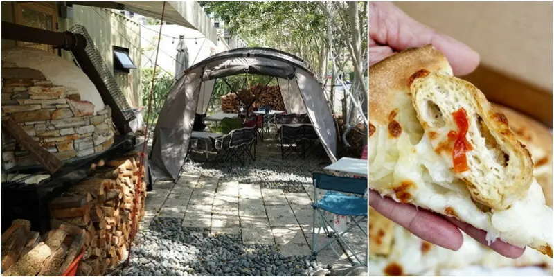 新竹戶外露營風吃披薩！大推臭豆腐披薩又臭又辣，另有客家及麻辣風味創意口味！