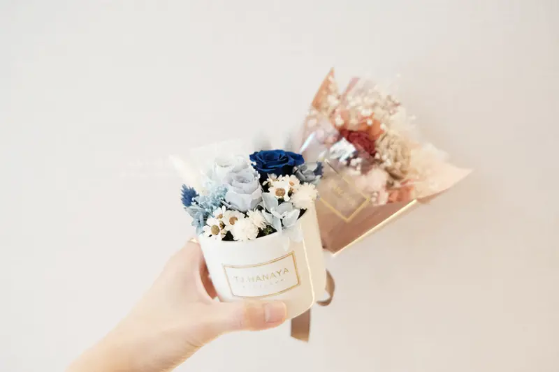 【台北】TJ.HANAYA 緹緁花屋 大直旗艦店｜日系永生花禮｜簡單純粹的小美好 - 桑分鐘熱度