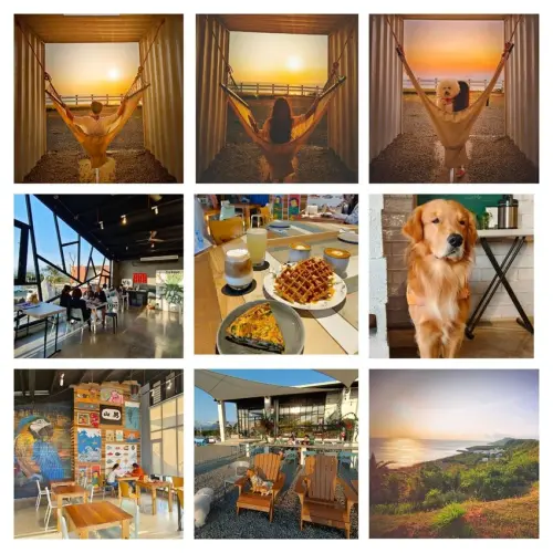 【屏東.關山】山男咖啡寵物友善。得天獨厚的海灣+夕陽+白色小房子。有置身希臘的感受